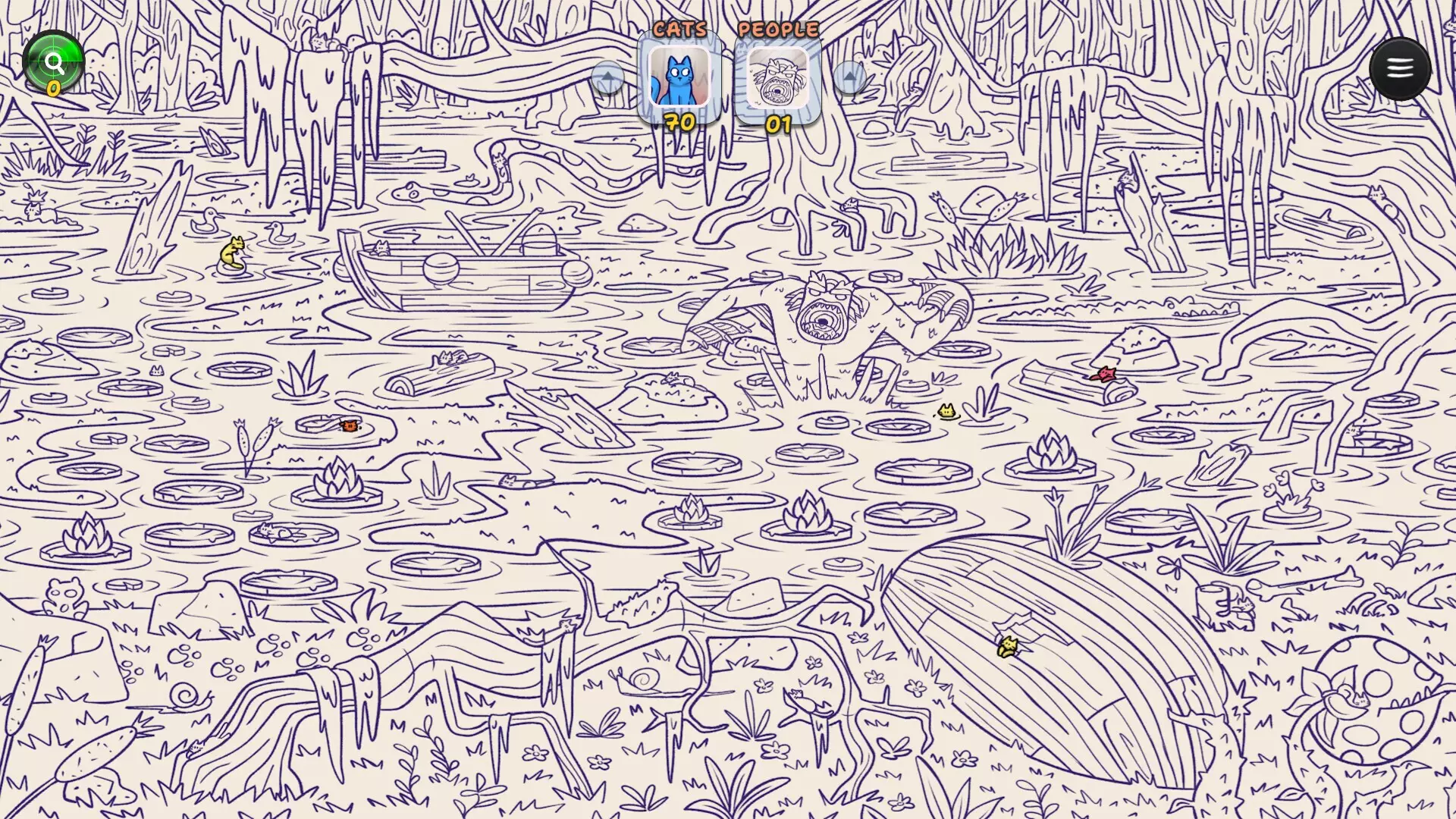 灵隐村：寻猫绘色-Hidden Cats in Spooky Village-游戏截图-好玩游戏库