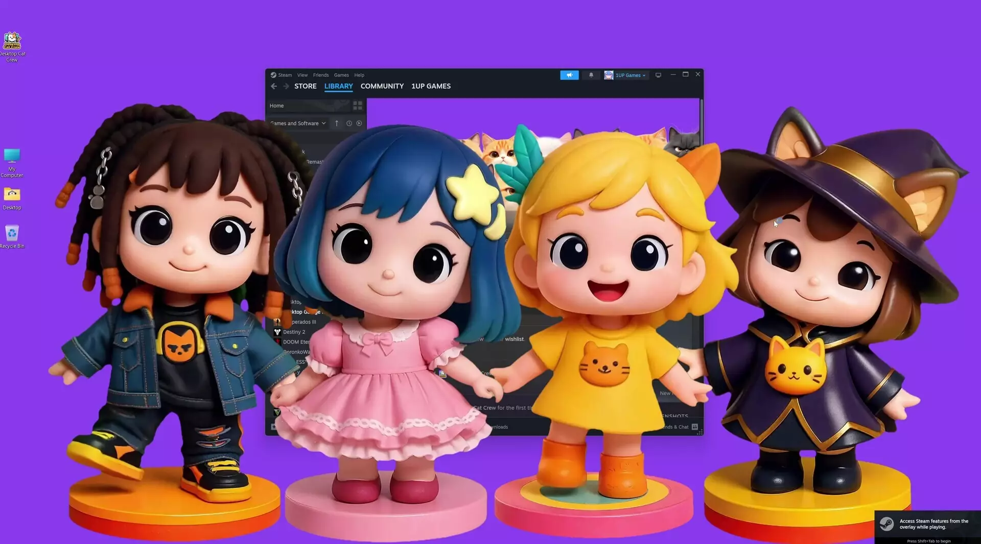 -Desktop Cat Crew-游戏截图-好玩游戏库