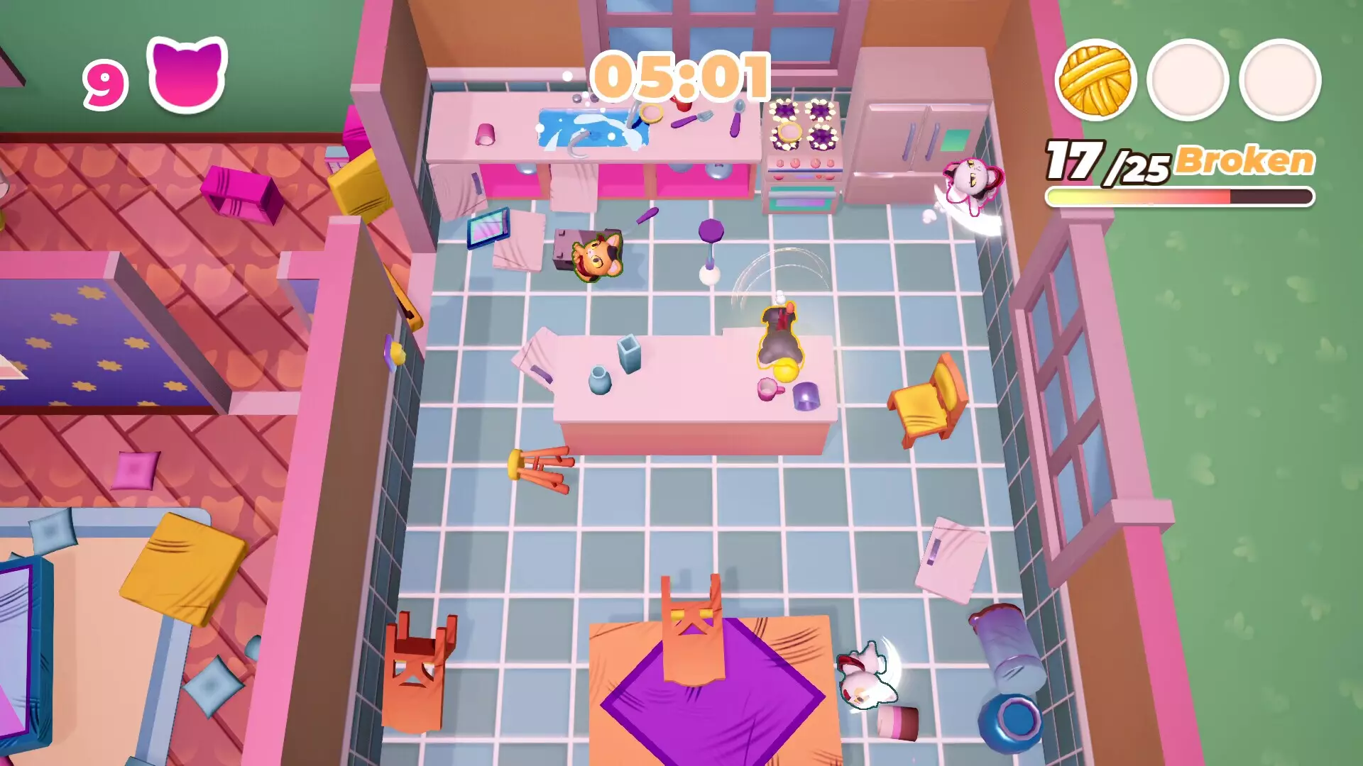 喵喵大暴走：翻滚破坏王-Neko Neko Rampage-游戏截图-好玩游戏库