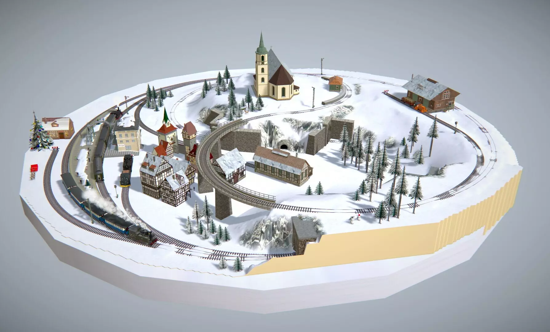 -3D Train Studio V9-游戏截图-好玩游戏库