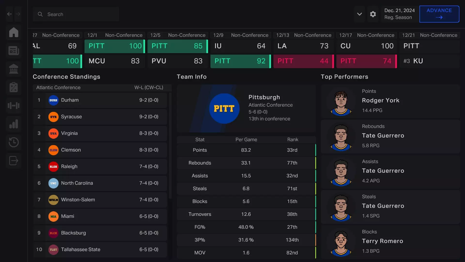 -Campus Legends College Basketball-游戏截图-好玩游戏库