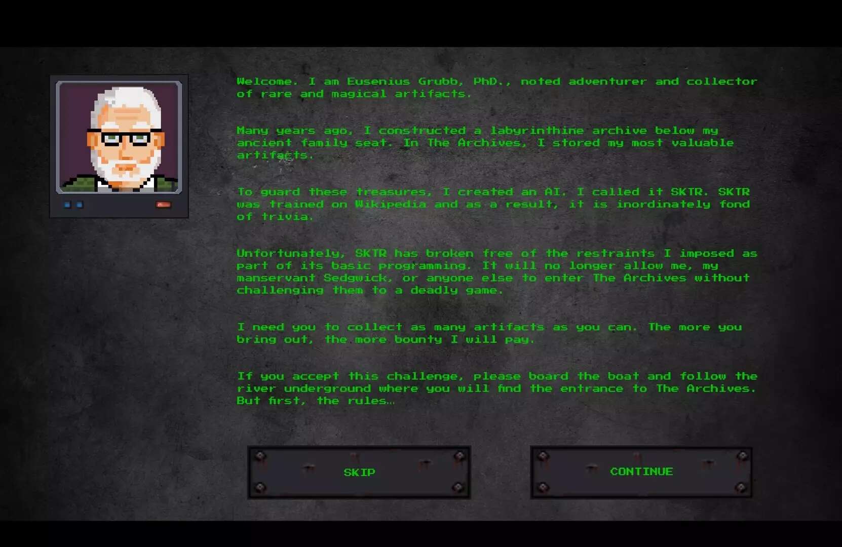 Escape from the Archives