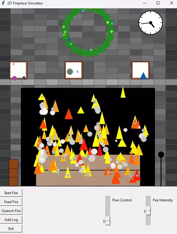 -2D Desktop Fireplace-游戏截图-好玩游戏库