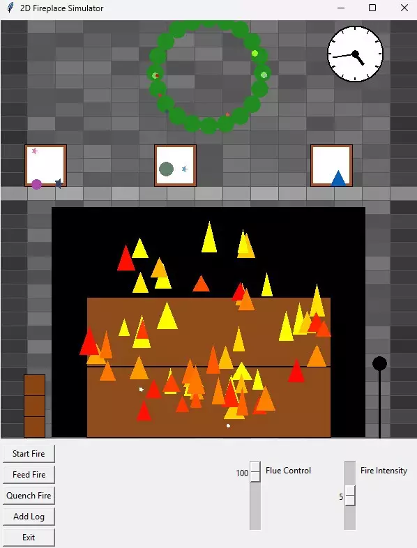 -2D Desktop Fireplace-游戏截图-好玩游戏库