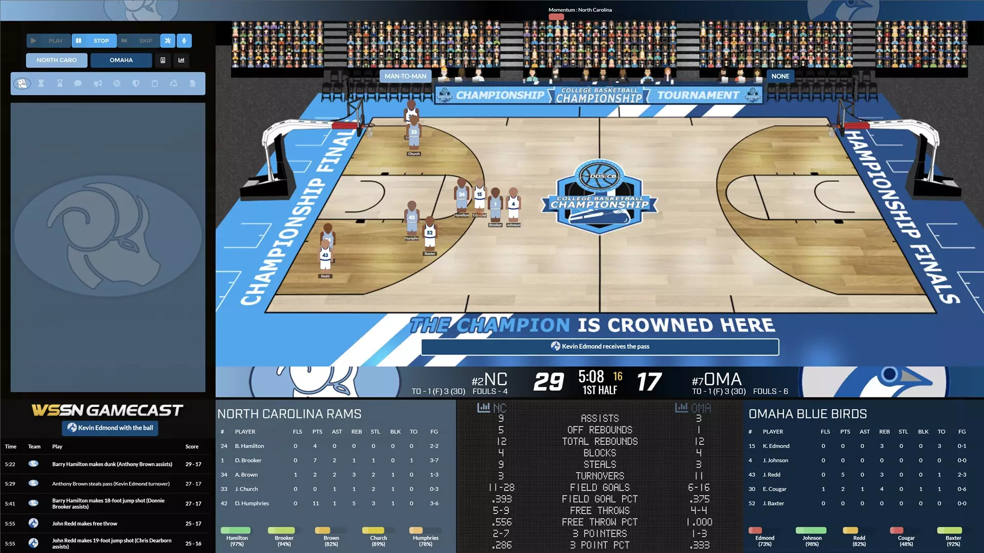 -Draft Day Sports: College Basketball 2025-游戏截图-好玩游戏库