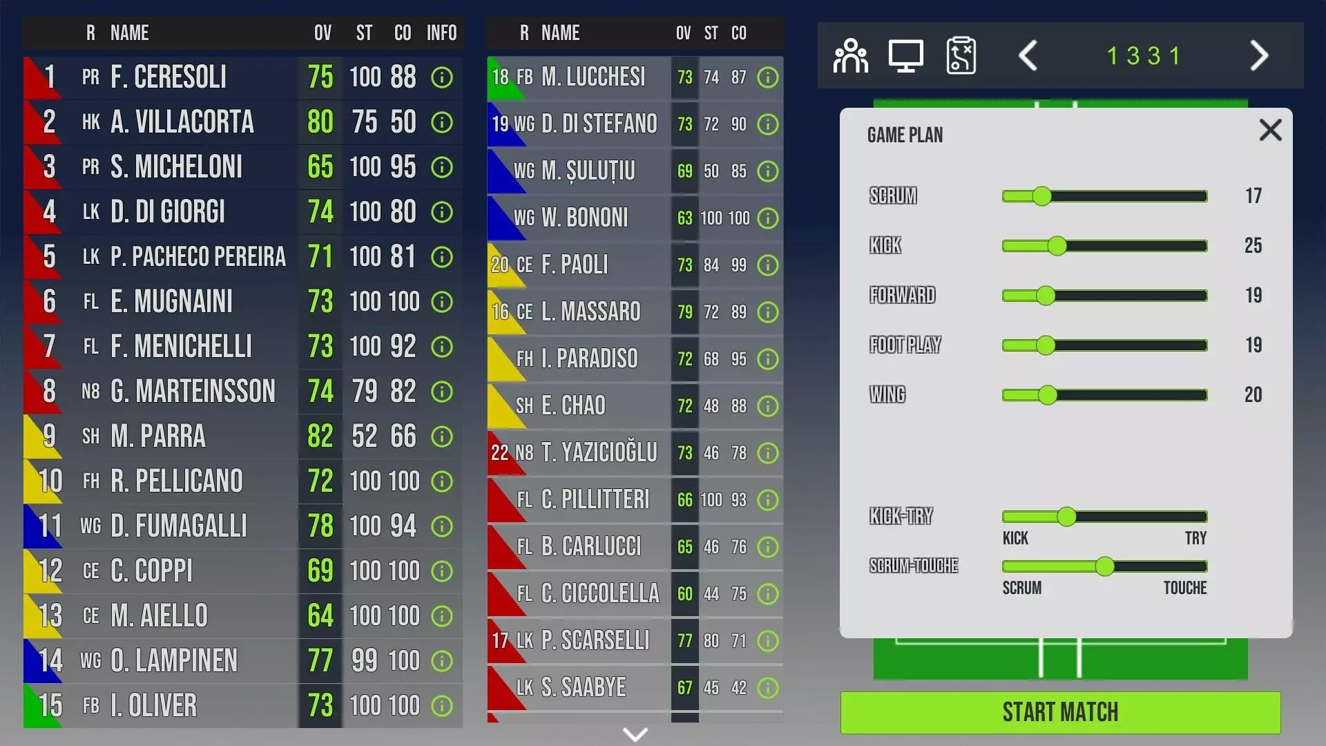 -Rugby Tycoon Rugby Rovigo Delta-游戏截图-好玩游戏库