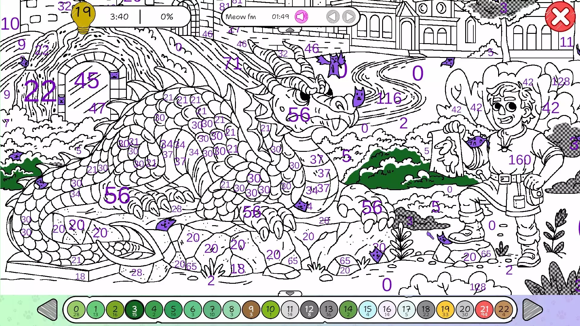 -100 Cats Lost In Poland Find & Color-游戏截图-好玩游戏库