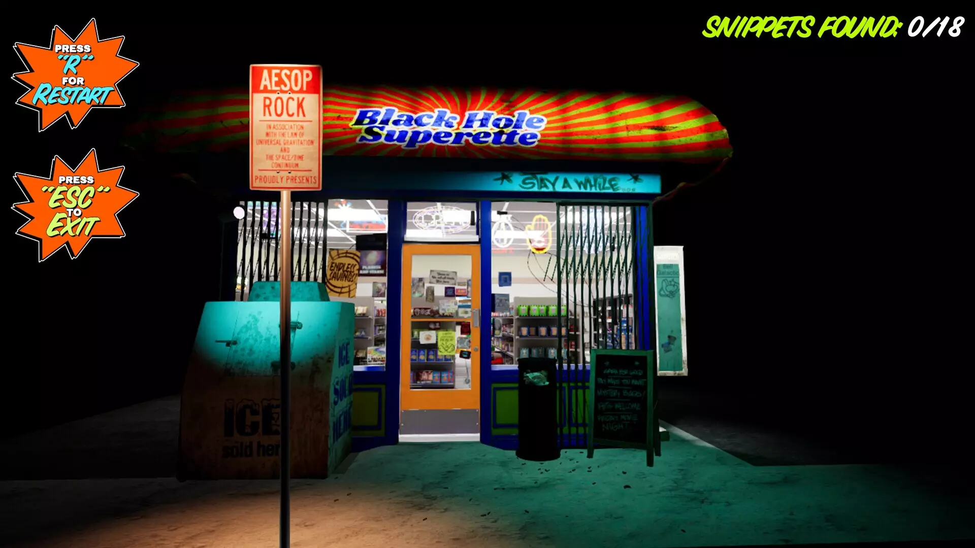 -Aesop Rock's Black Hole Superette Experience-游戏截图-好玩游戏库