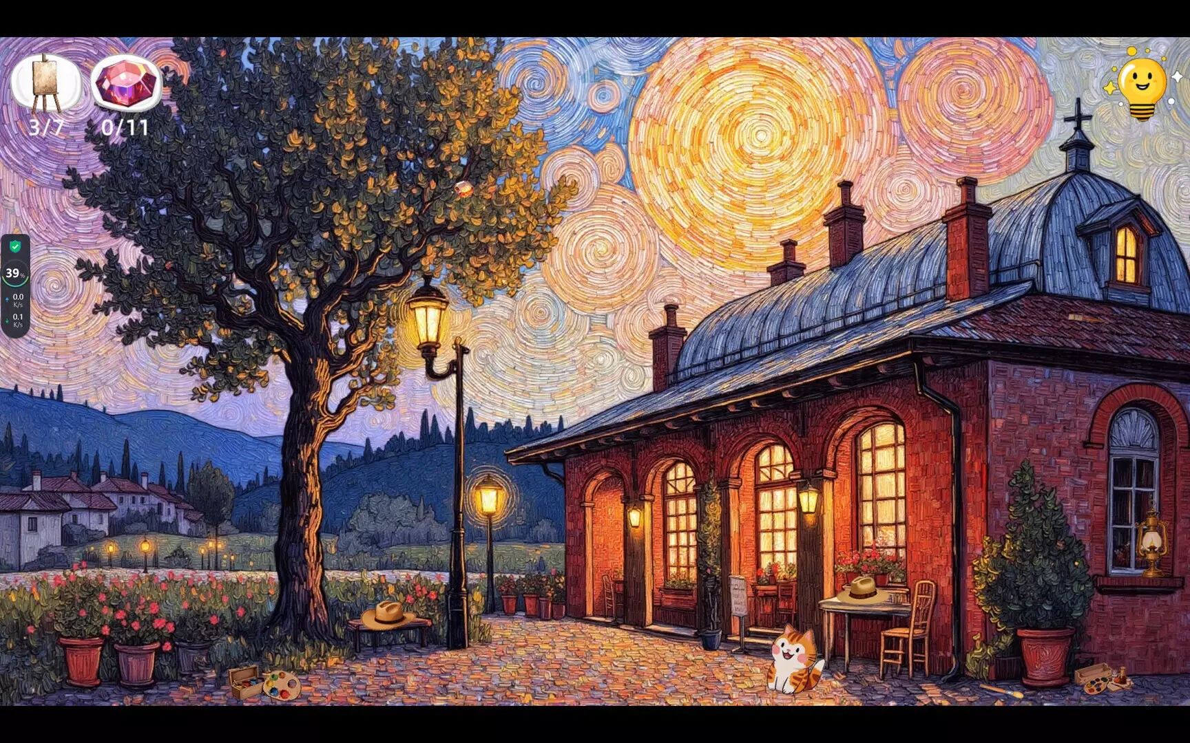 -Meow Time Machine: VAN GOGH-游戏截图-好玩游戏库
