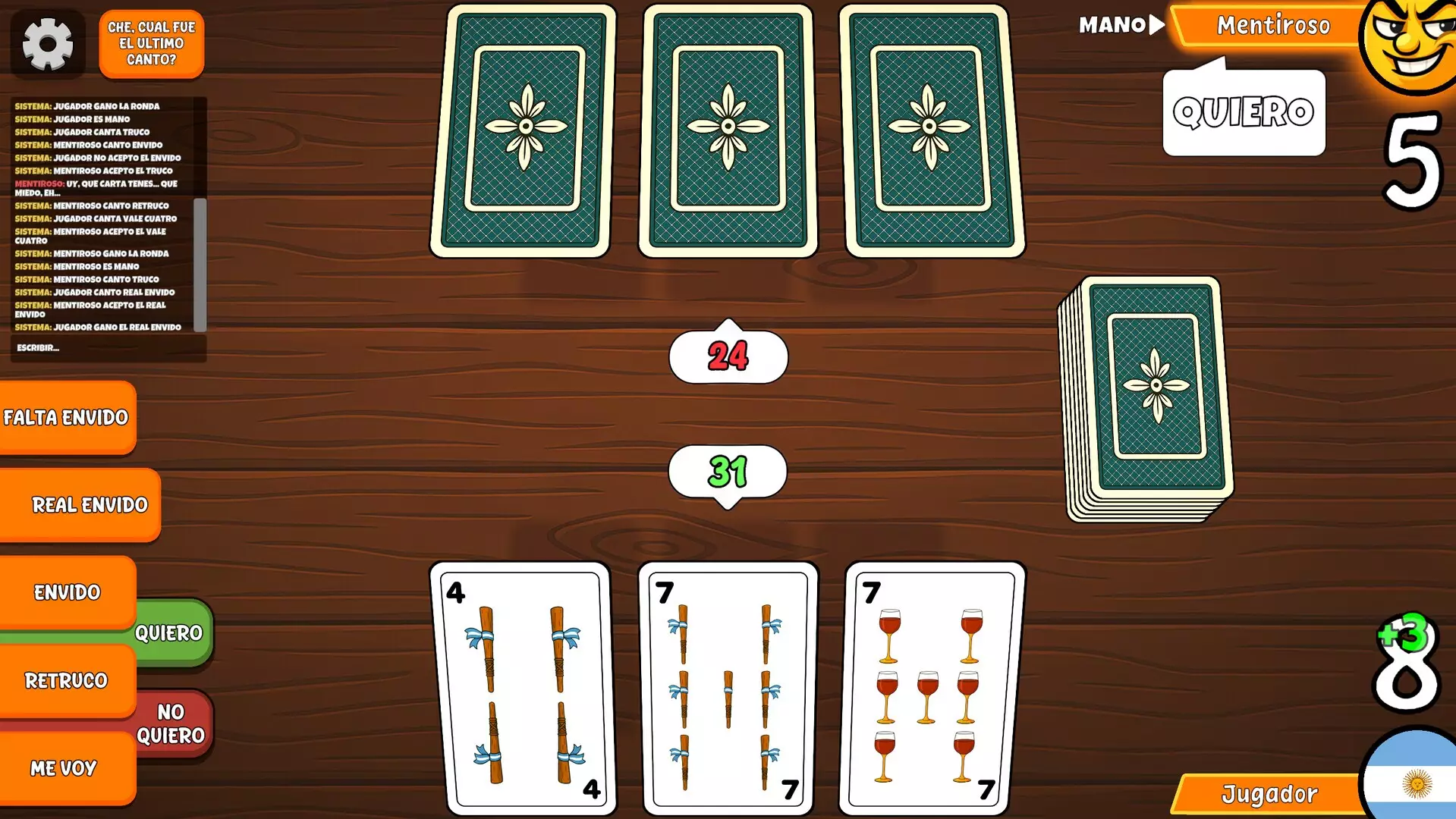 -Truco Argentino-游戏截图-好玩游戏库