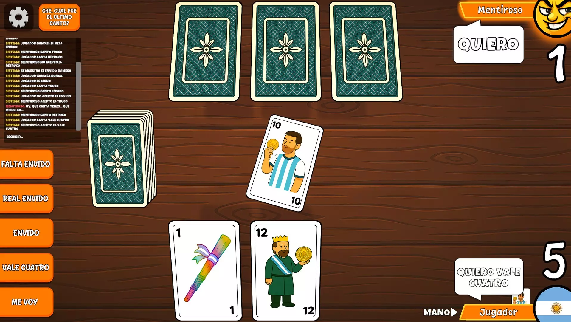 -Truco Argentino-游戏截图-好玩游戏库