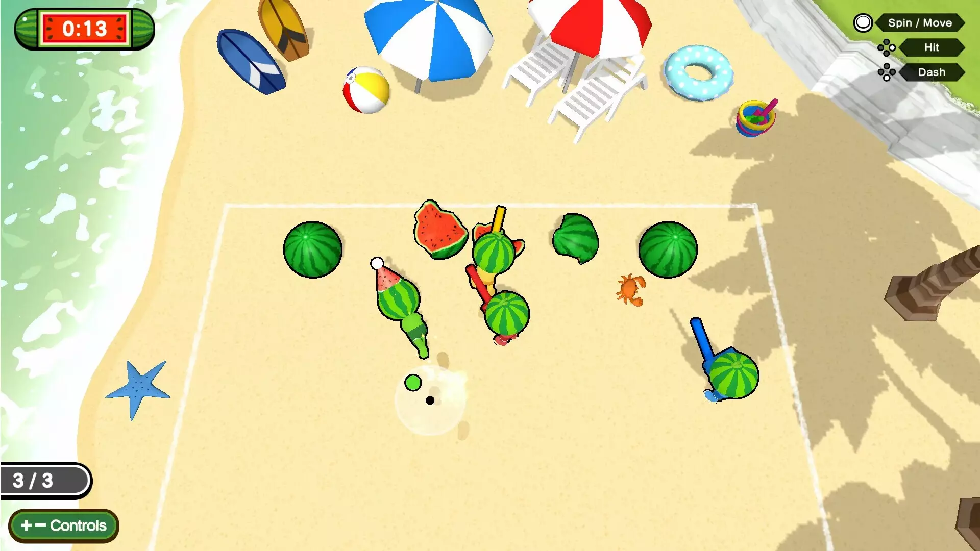 -Hit! Spin! Watermelon Party-游戏截图-好玩游戏库