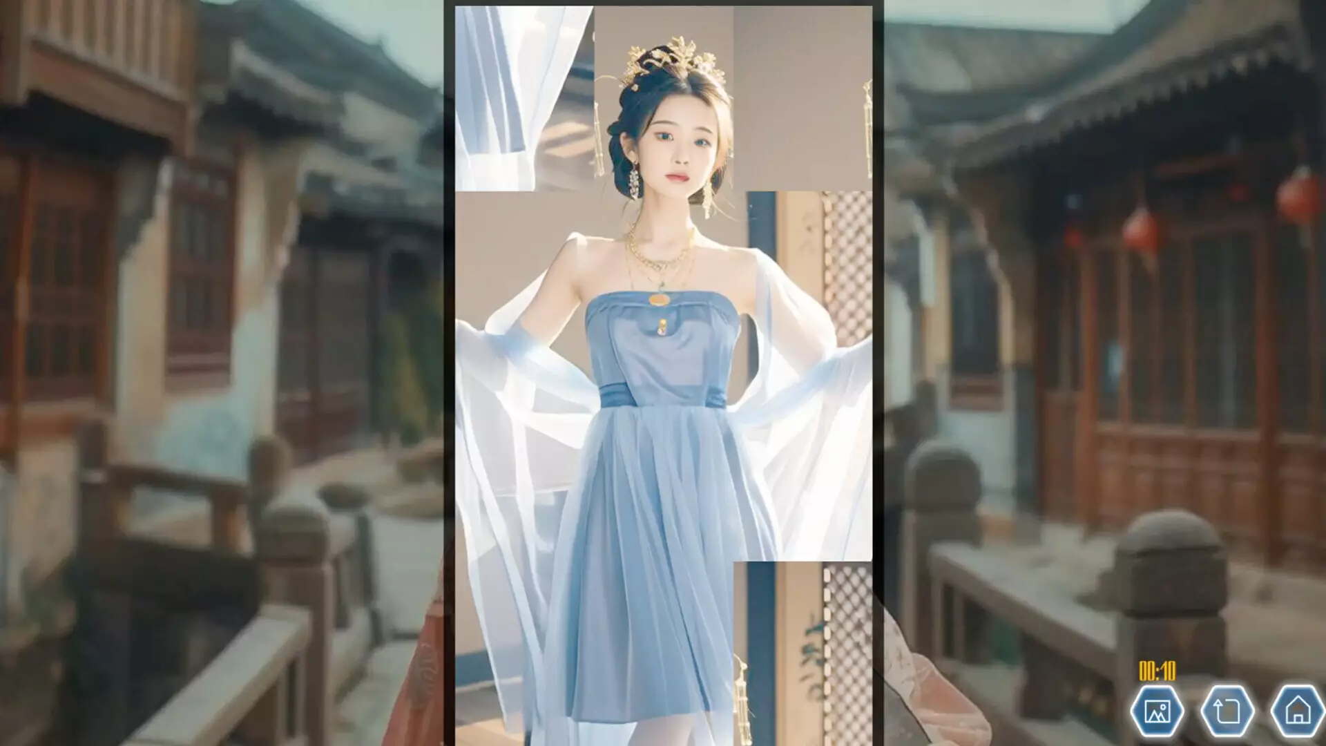 -Ancient Style Girl Dynamic Jigsaw Puzzle-游戏截图-好玩游戏库