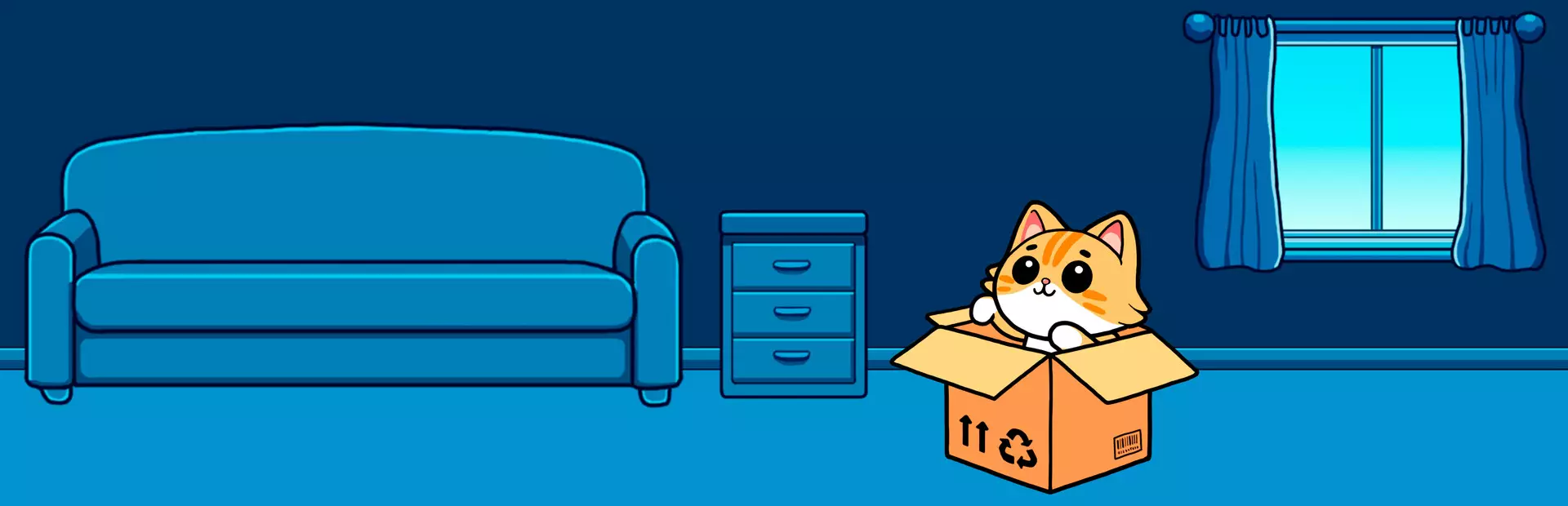 打开房间的箱子