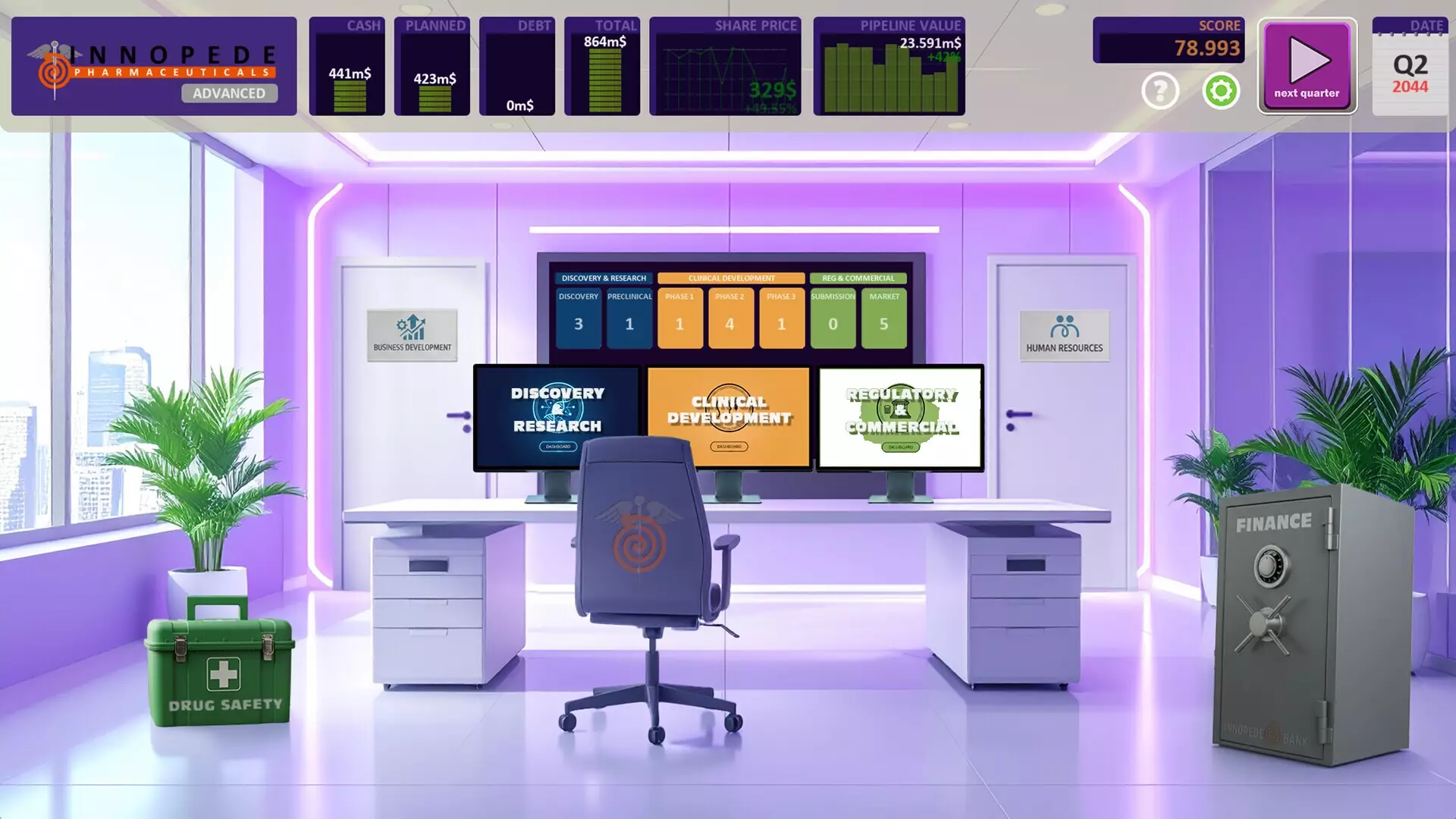 -Pharma R&D Manager-游戏截图-好玩游戏库