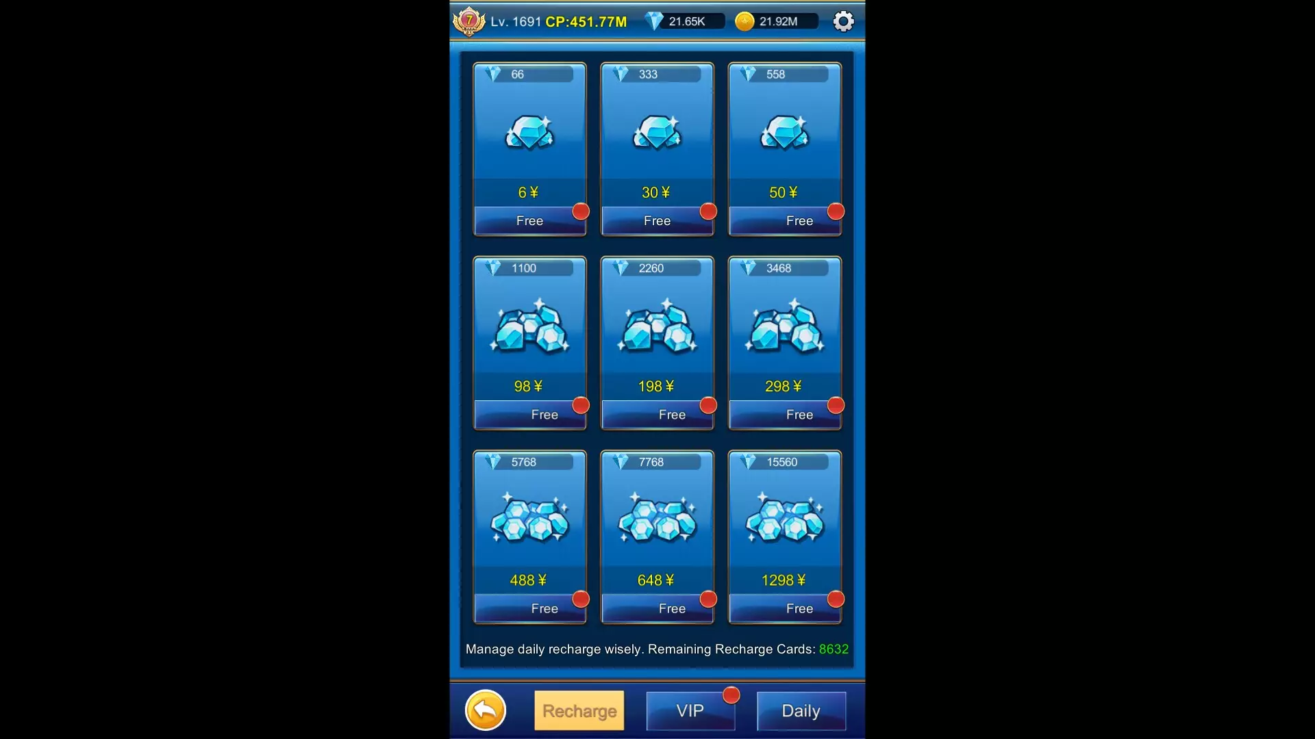 Unlimited Top – up