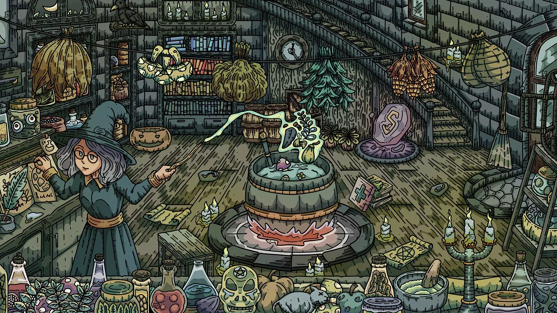 -100 Witch Cats-游戏截图-好玩游戏库