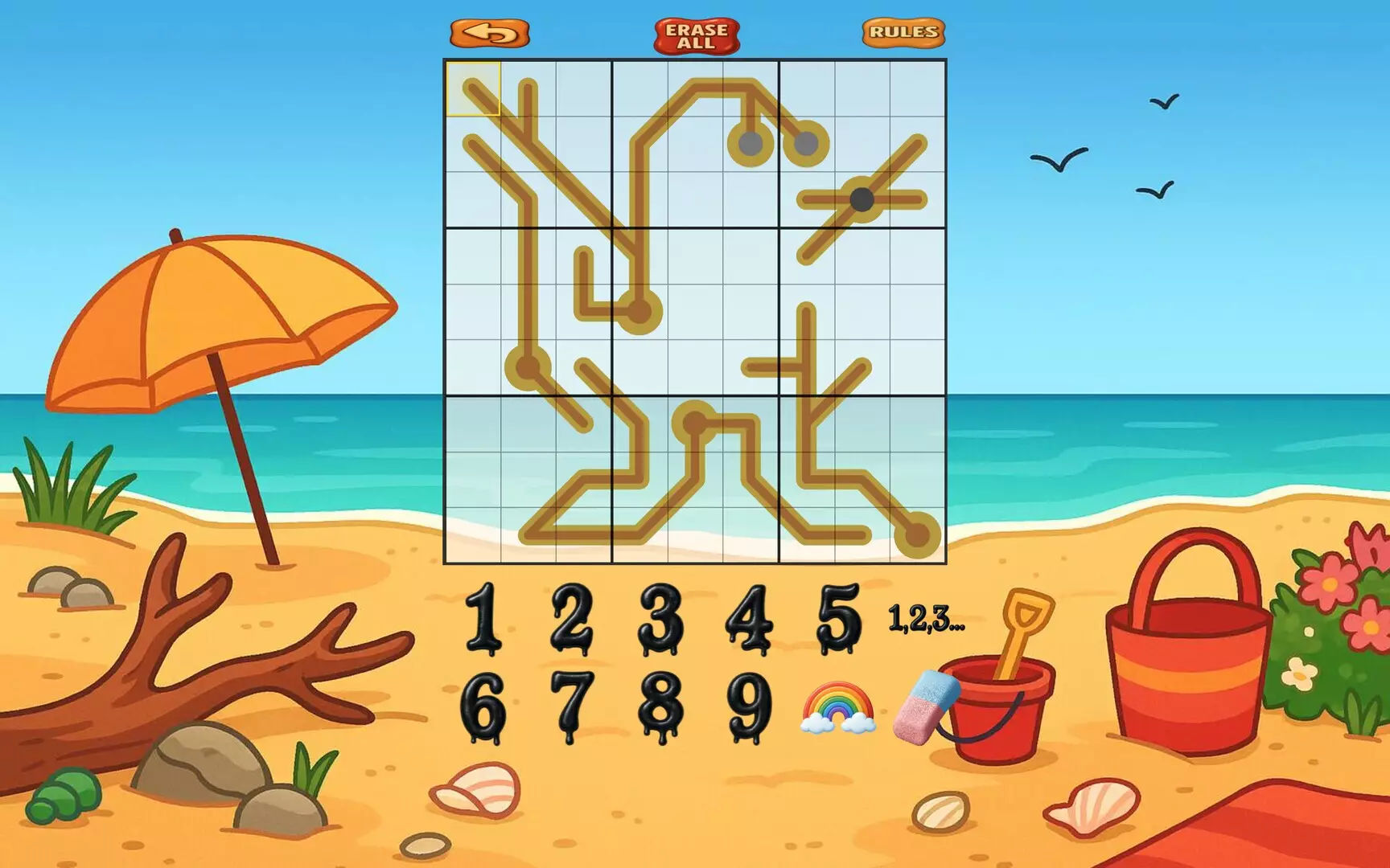 -Mr Toffee's Slow-Thermo Sudoku Puzzles-游戏截图-好玩游戏库
