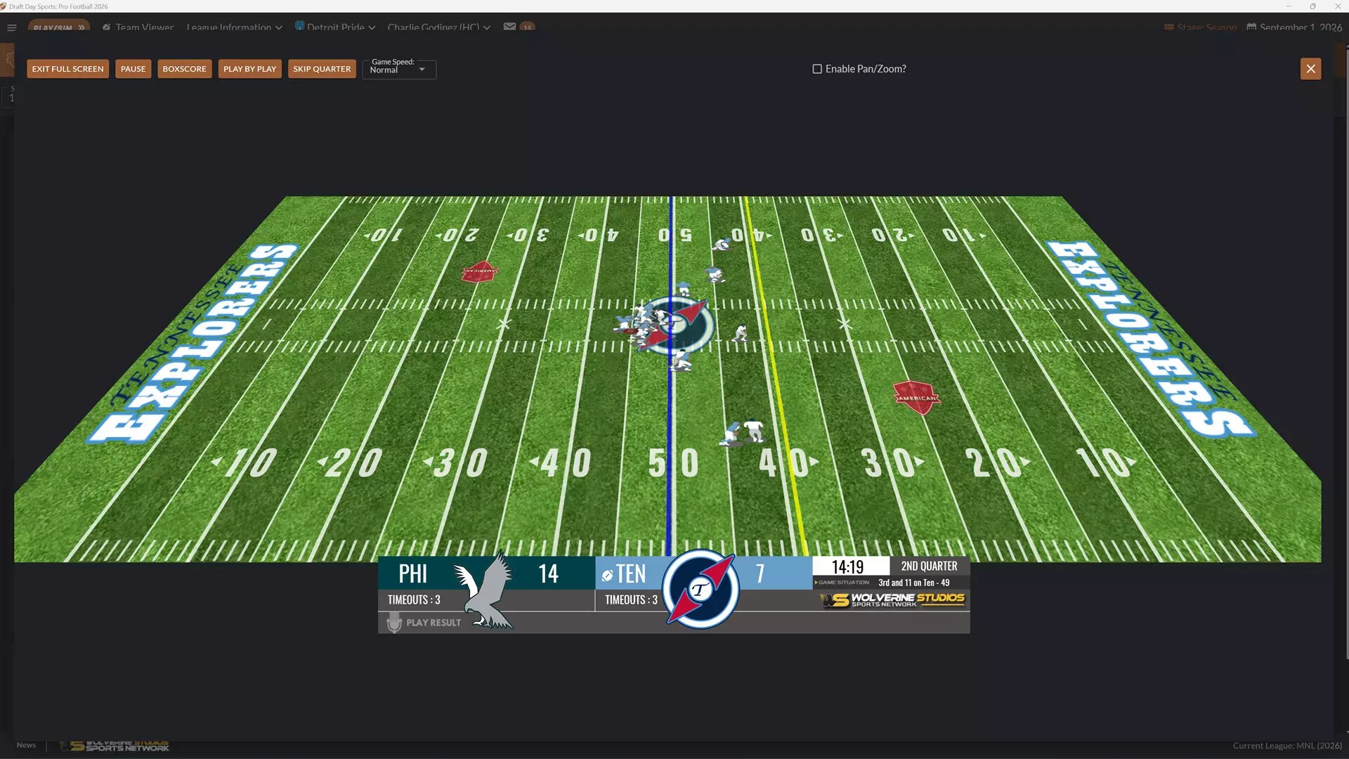 -Draft Day Sports: Pro Football 2026-游戏截图-好玩游戏库