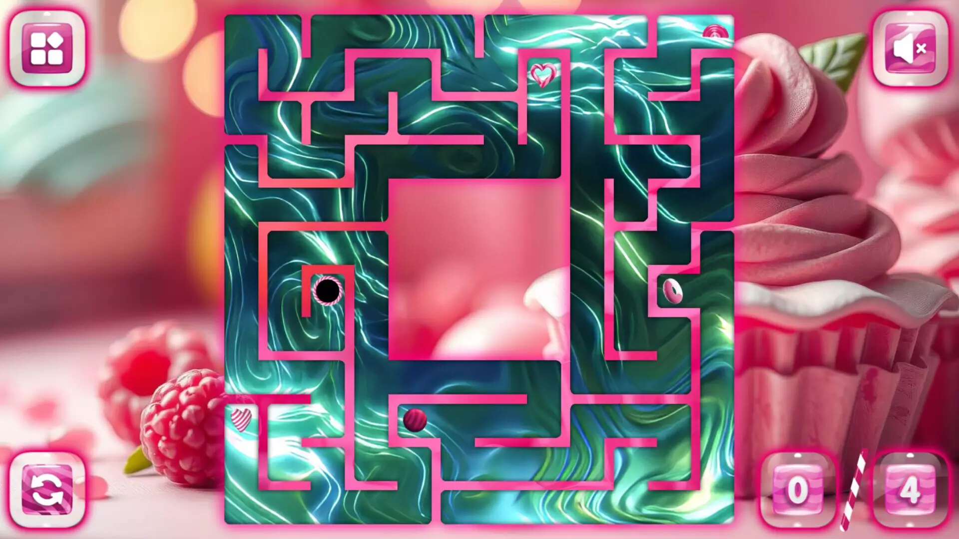 -Sweetie Candy Maze: Pink Raspberry-游戏截图-好玩游戏库