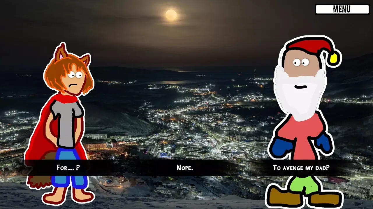 -Girl Werewolf Hamlet Saves Christmas-游戏截图-好玩游戏库