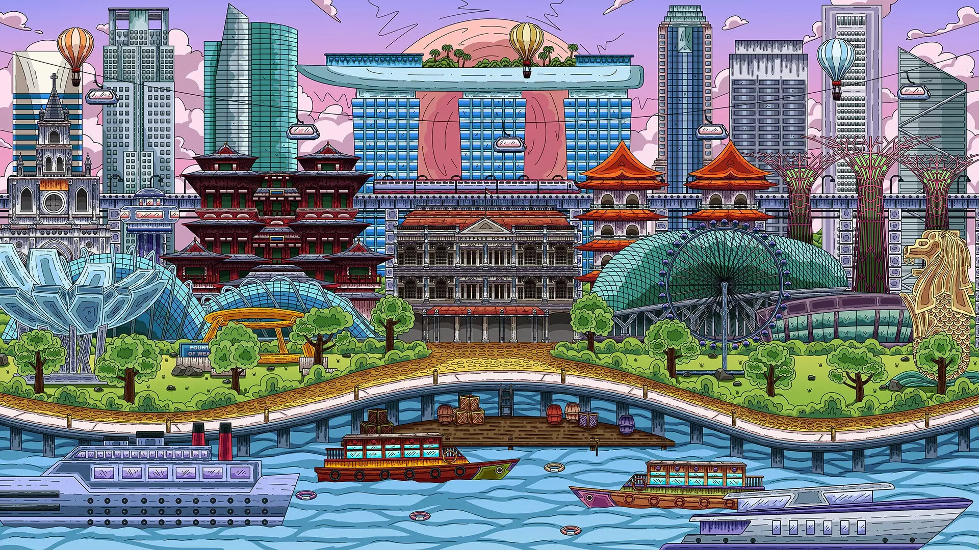 -100 Singapore Cats-游戏截图-好玩游戏库