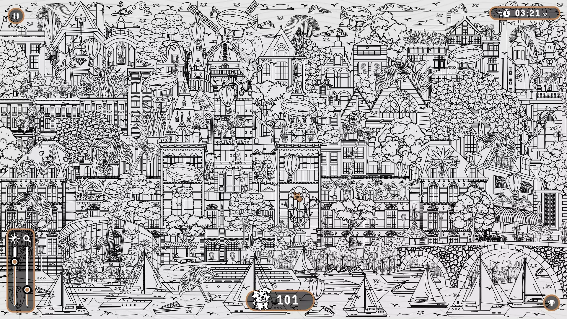 -101 Dogs Hidden in Amsterdam-游戏截图-好玩游戏库