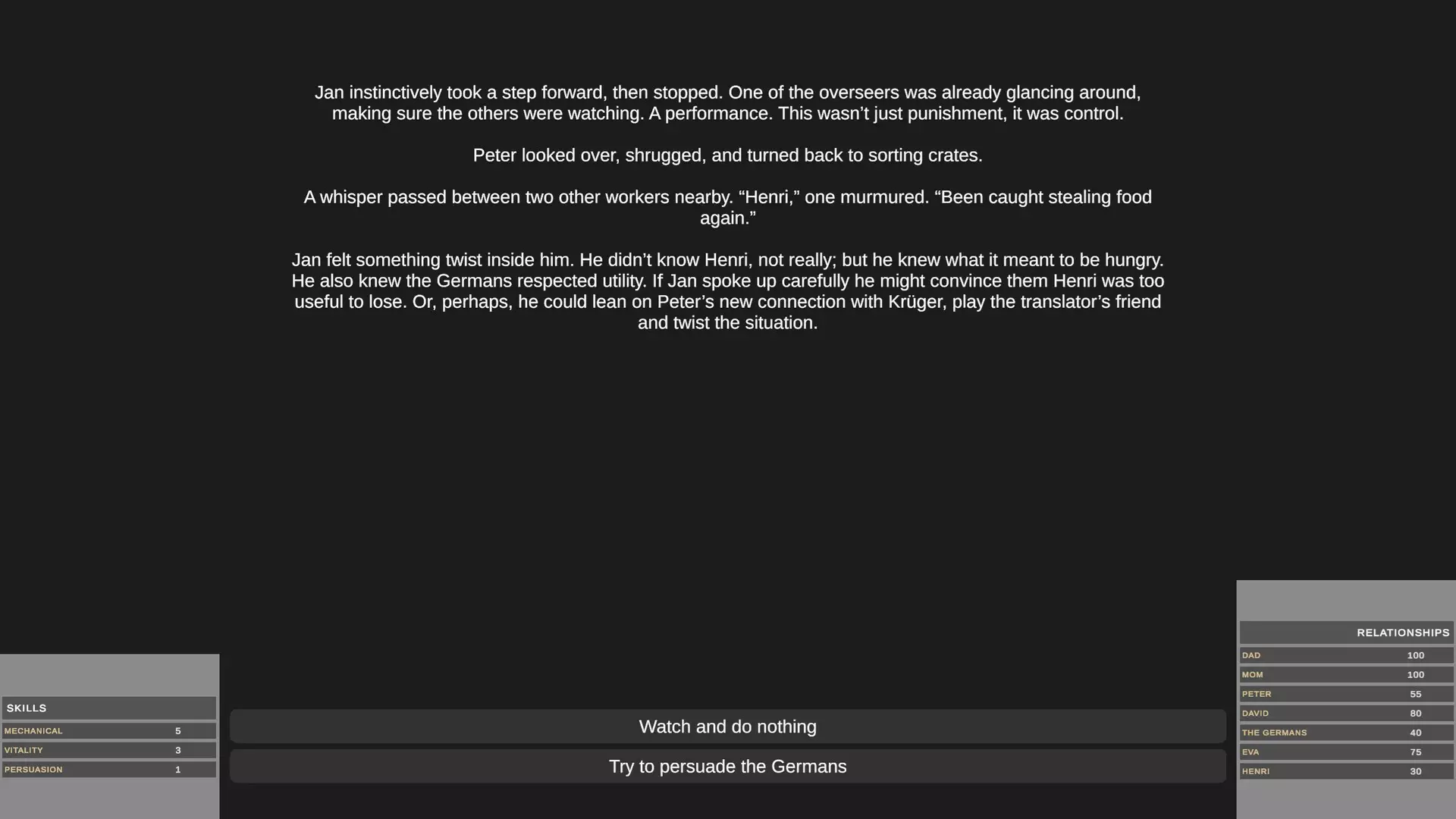 -Survive, Resist, Collaborate - a World War 2 Choice-Based Story-游戏截图-好玩游戏库