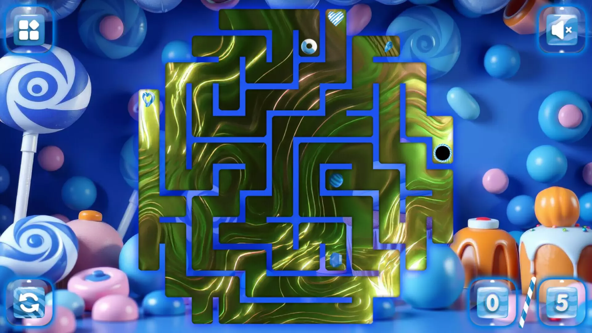 -Sweetie Candy Maze: Blueberry-游戏截图-好玩游戏库