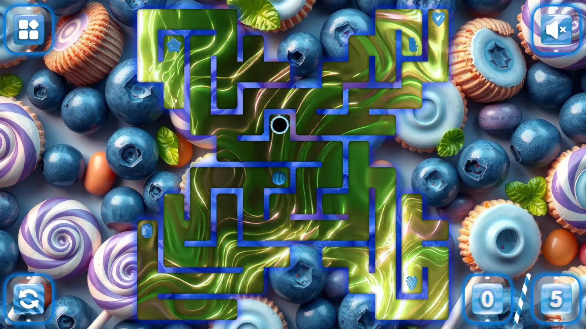 -Sweetie Candy Maze: Blueberry-游戏截图-好玩游戏库