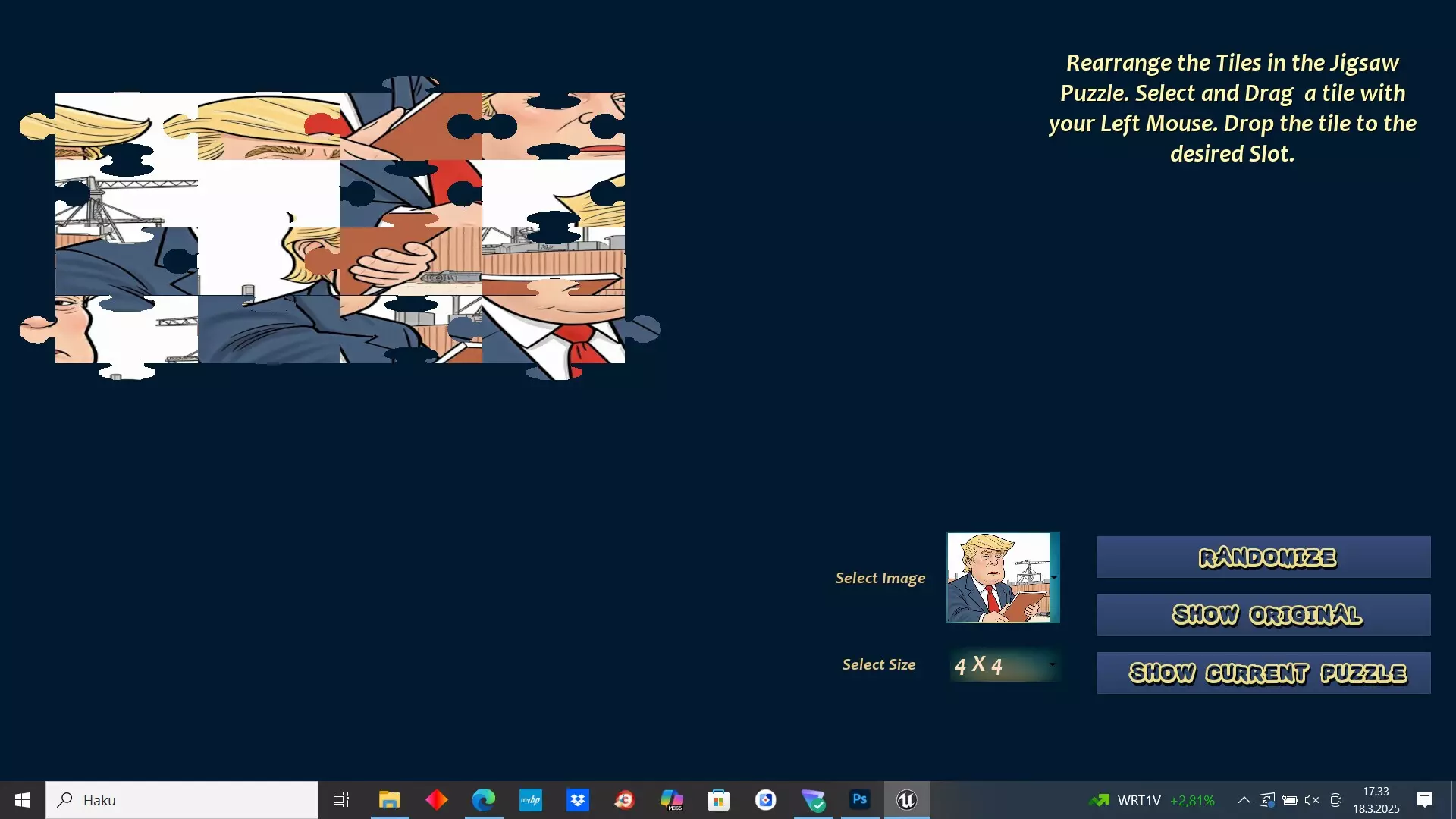 -Trump Jigsaw-游戏截图-好玩游戏库