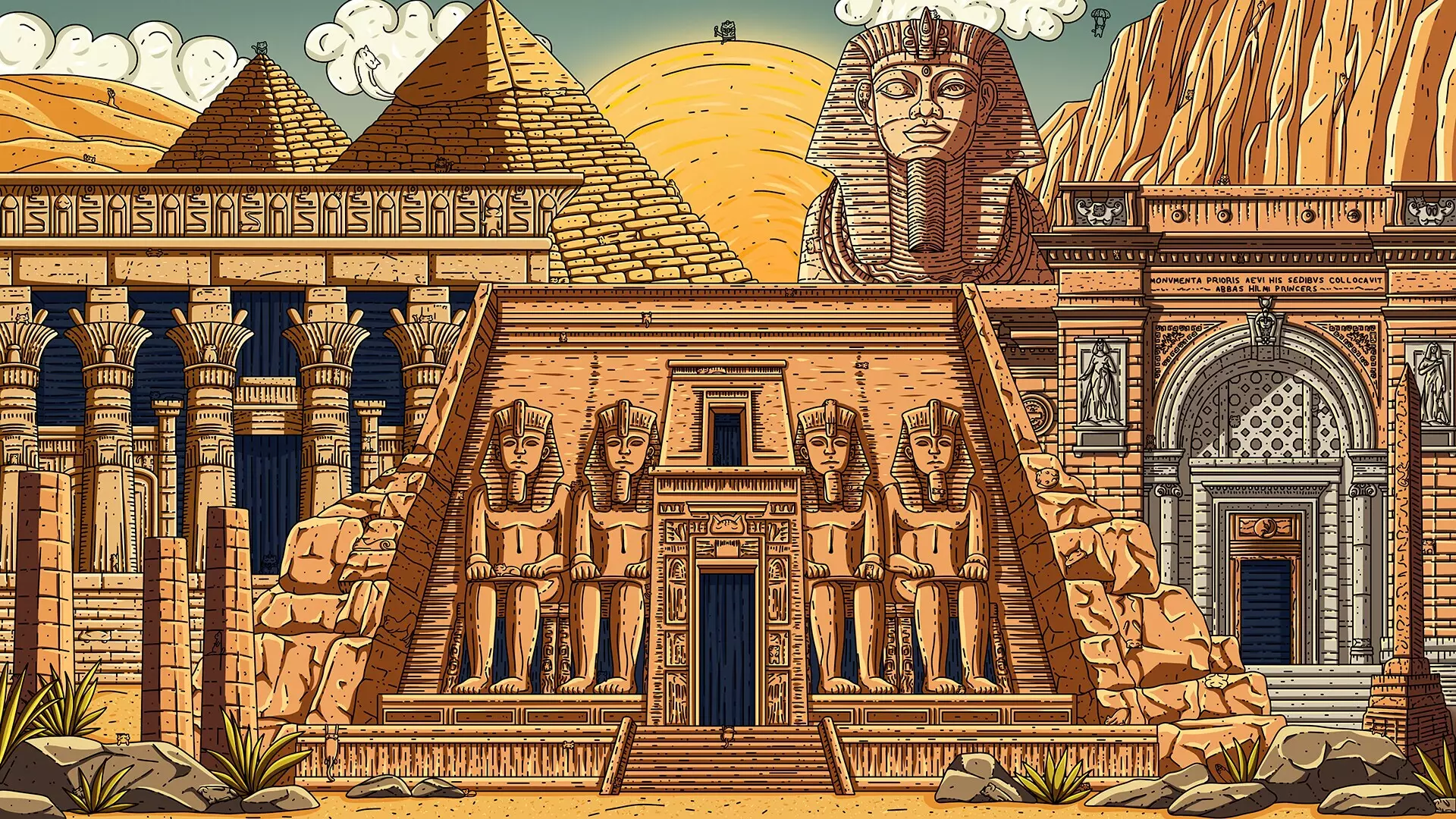 -100 Egypt Cats-游戏截图-好玩游戏库