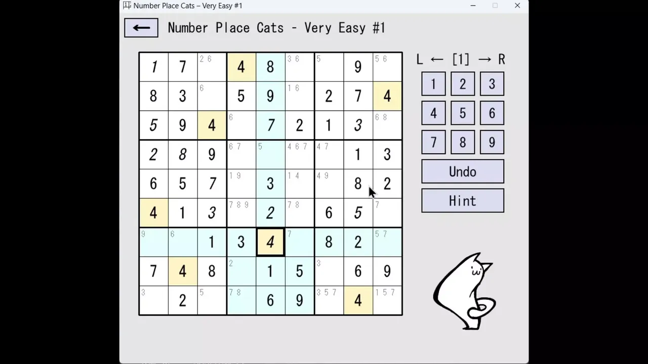 -Number Place Cats-游戏截图-好玩游戏库