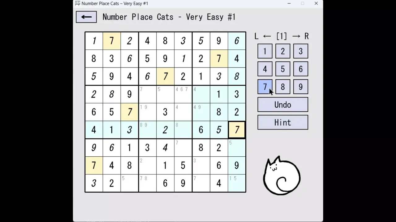 -Number Place Cats-游戏截图-好玩游戏库