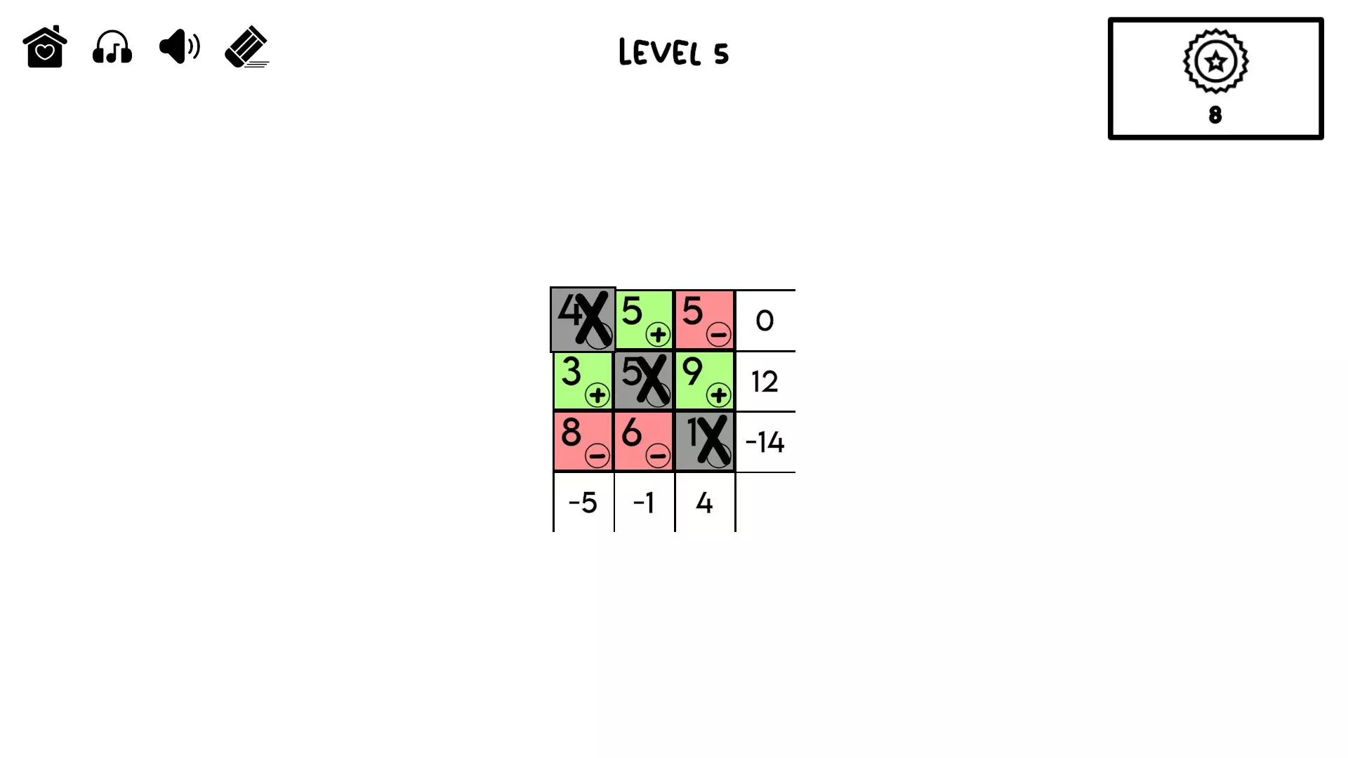 -FlipSum - A Puzzle By Claris Richter-游戏截图-好玩游戏库