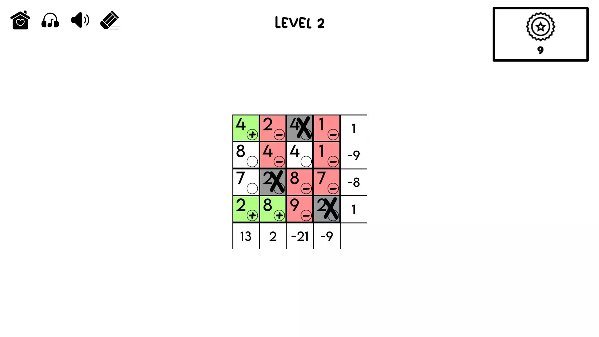 -FlipSum - A Puzzle By Claris Richter-游戏截图-好玩游戏库