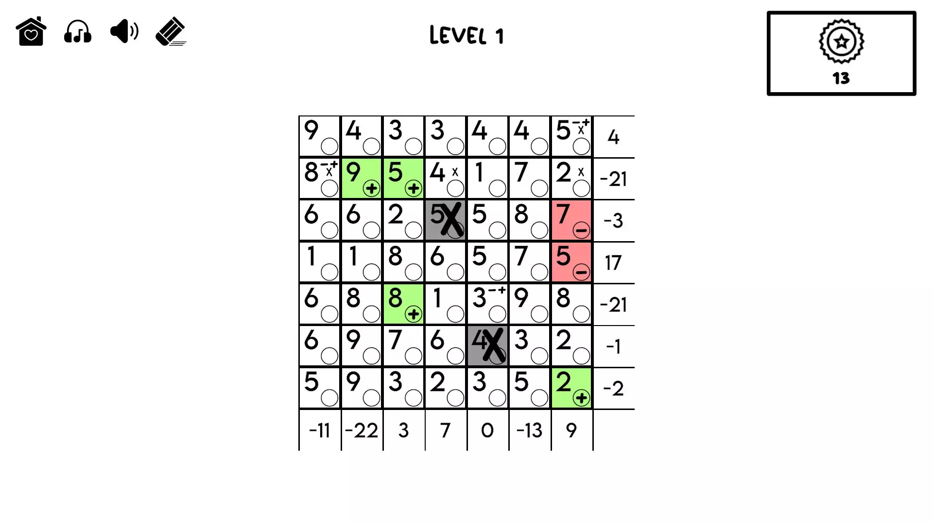 -FlipSum - A Puzzle By Claris Richter-游戏截图-好玩游戏库