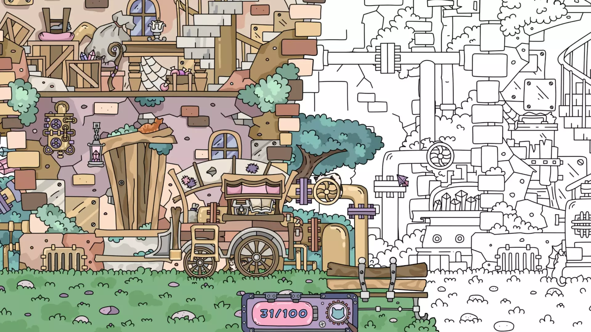 -HIDDEN CATS 4: Aetherpunk-游戏截图-好玩游戏库