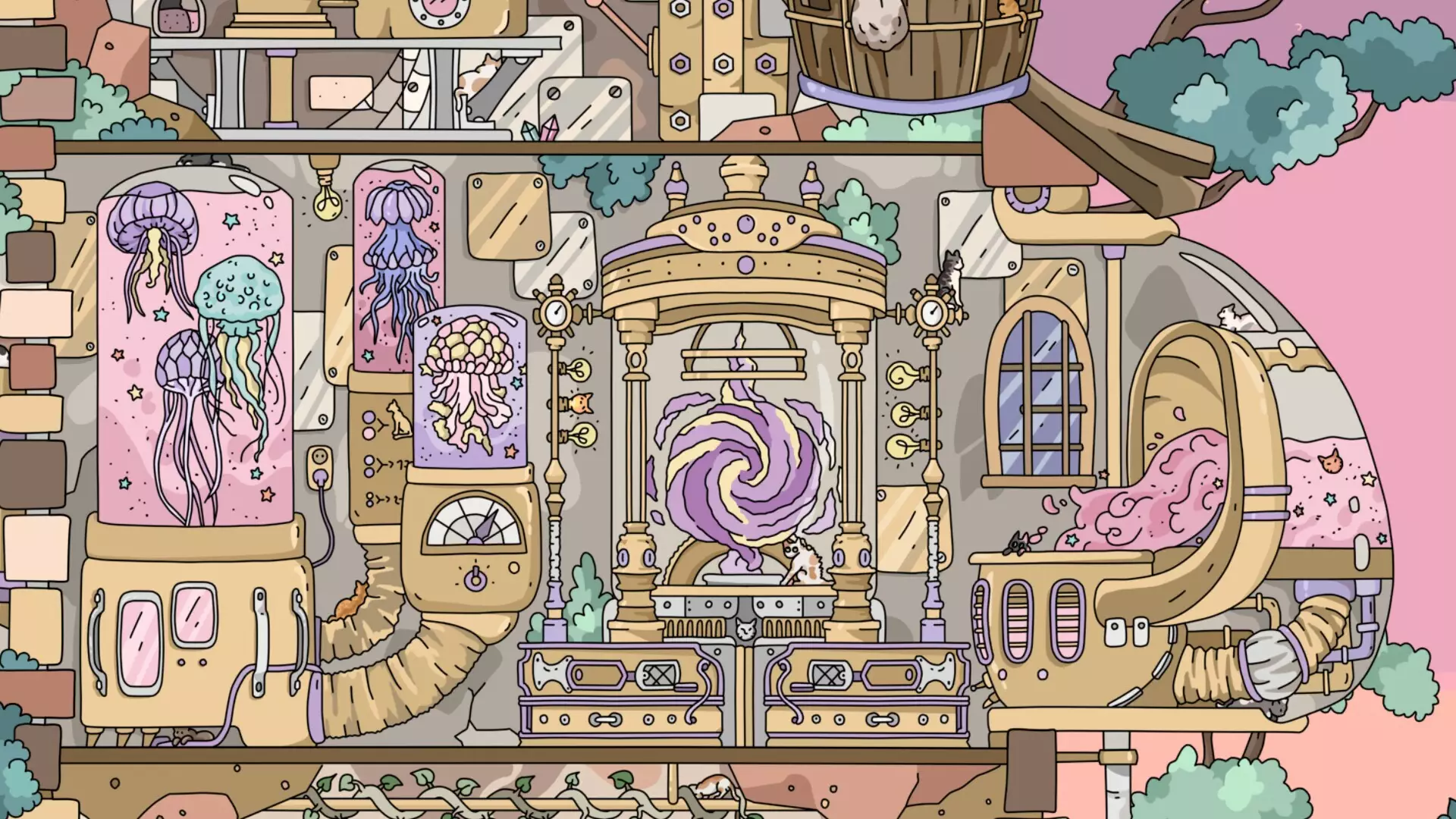 -HIDDEN CATS 4: Aetherpunk-游戏截图-好玩游戏库