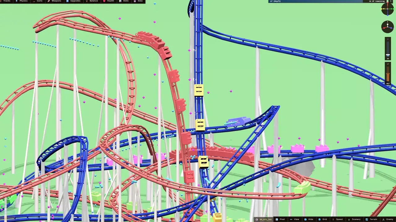 -Coaster Clash 2k99 - Roller Coaster Defense-游戏截图-好玩游戏库