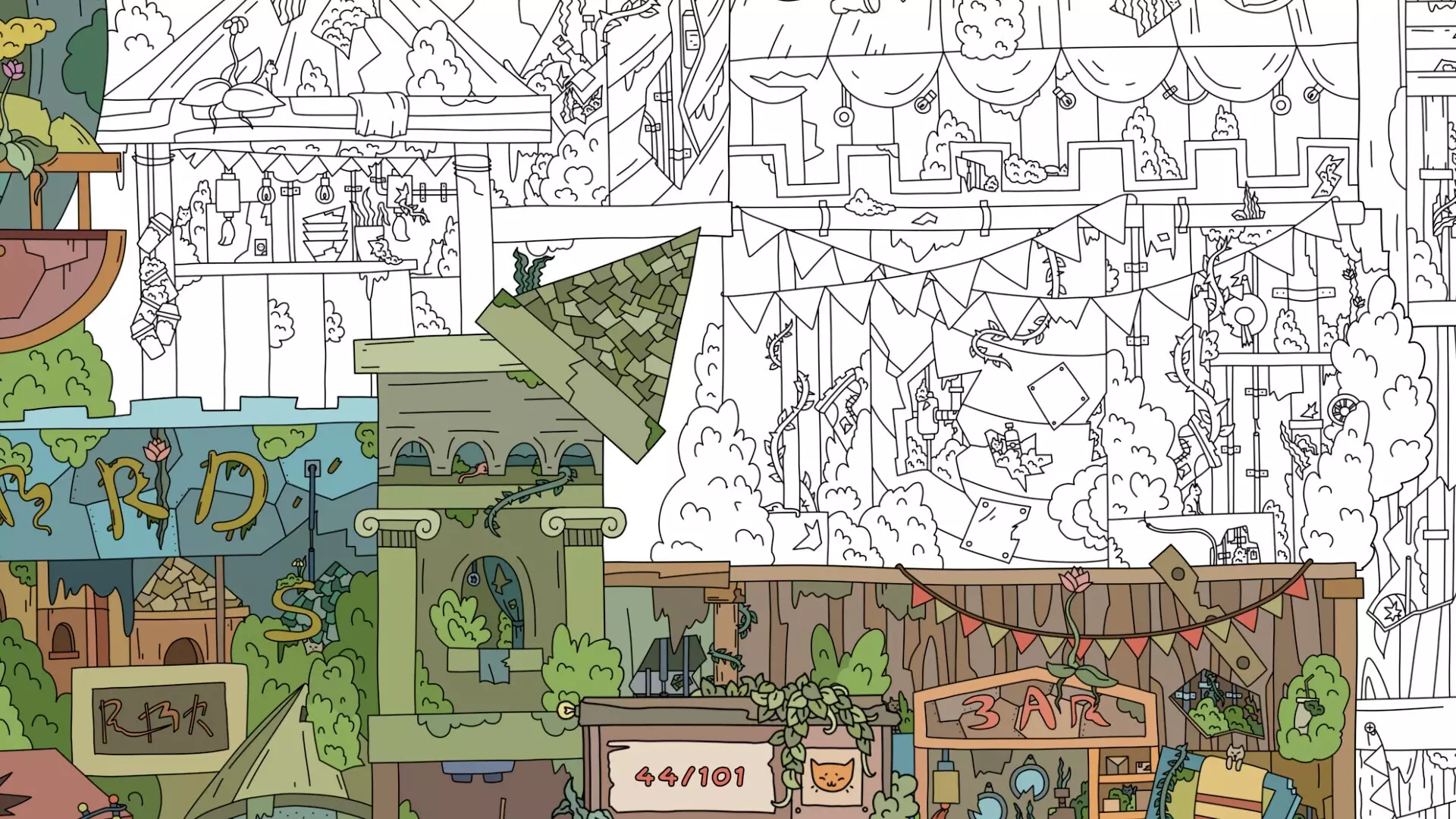 -Hidden Cats: Old Amusement Park-游戏截图-好玩游戏库