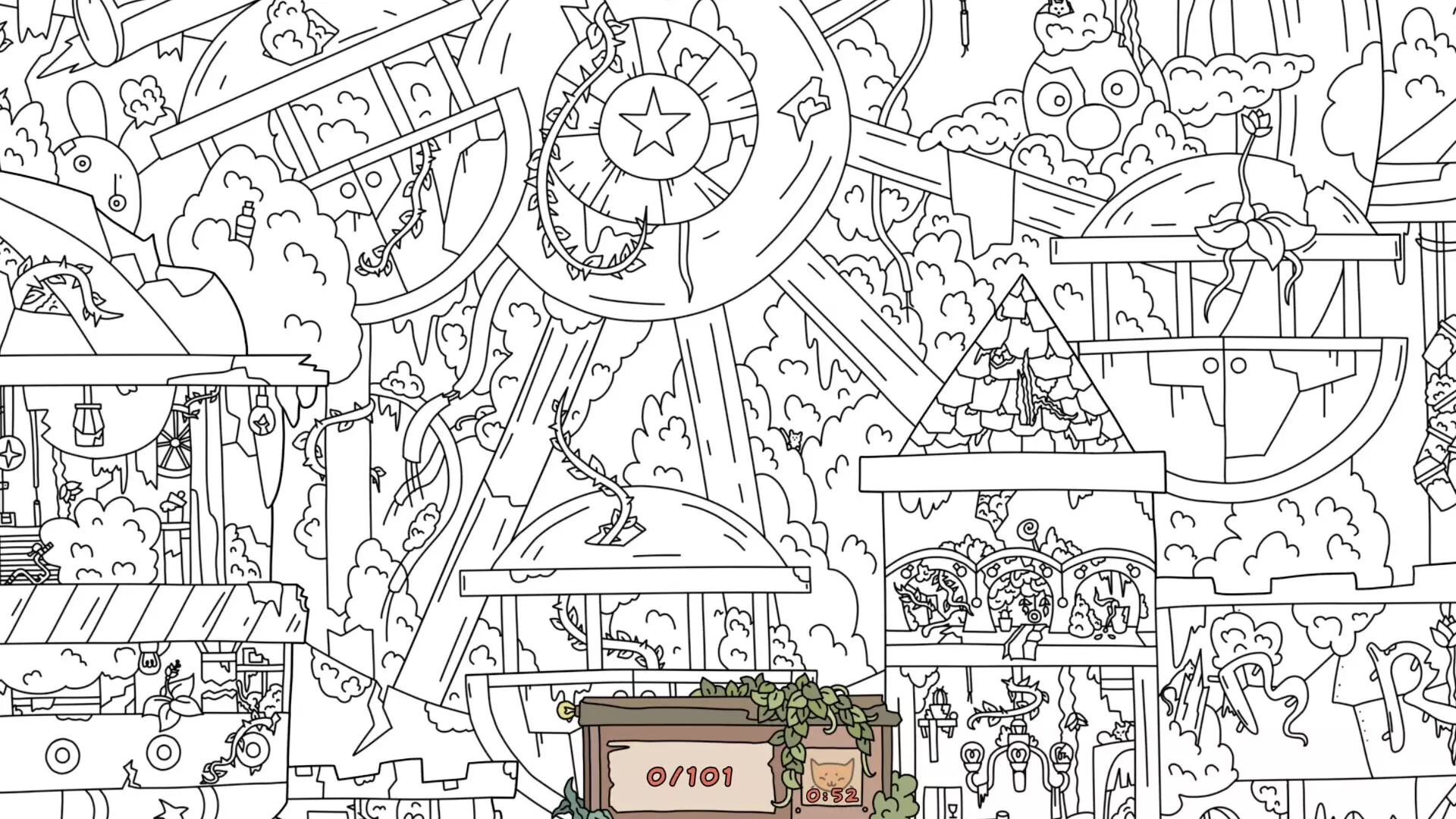 -Hidden Cats: Old Amusement Park-游戏截图-好玩游戏库