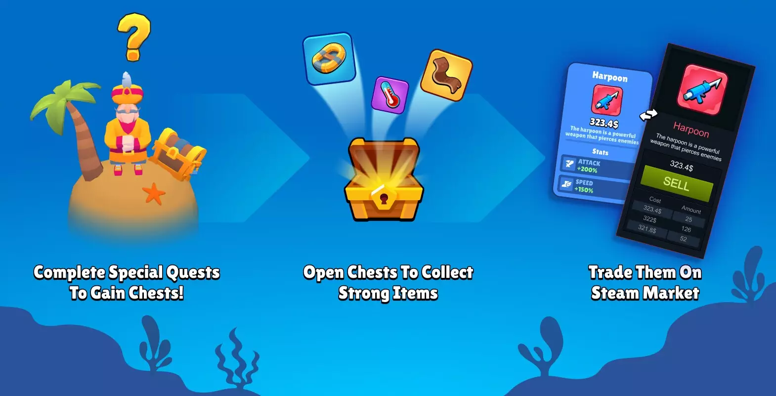 -Fish Idle 2: Underwater Mystery-游戏截图-好玩游戏库