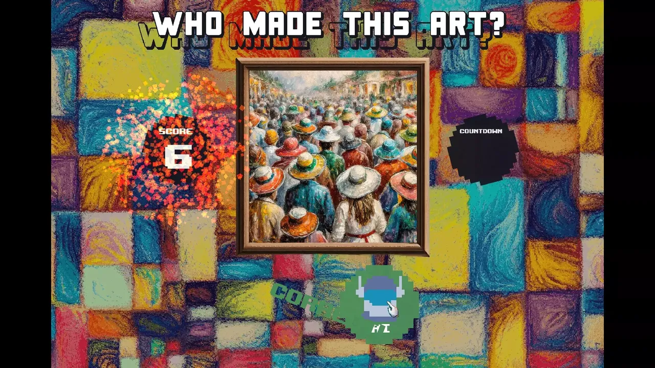 -Who made this art? Human or AI-游戏截图-好玩游戏库