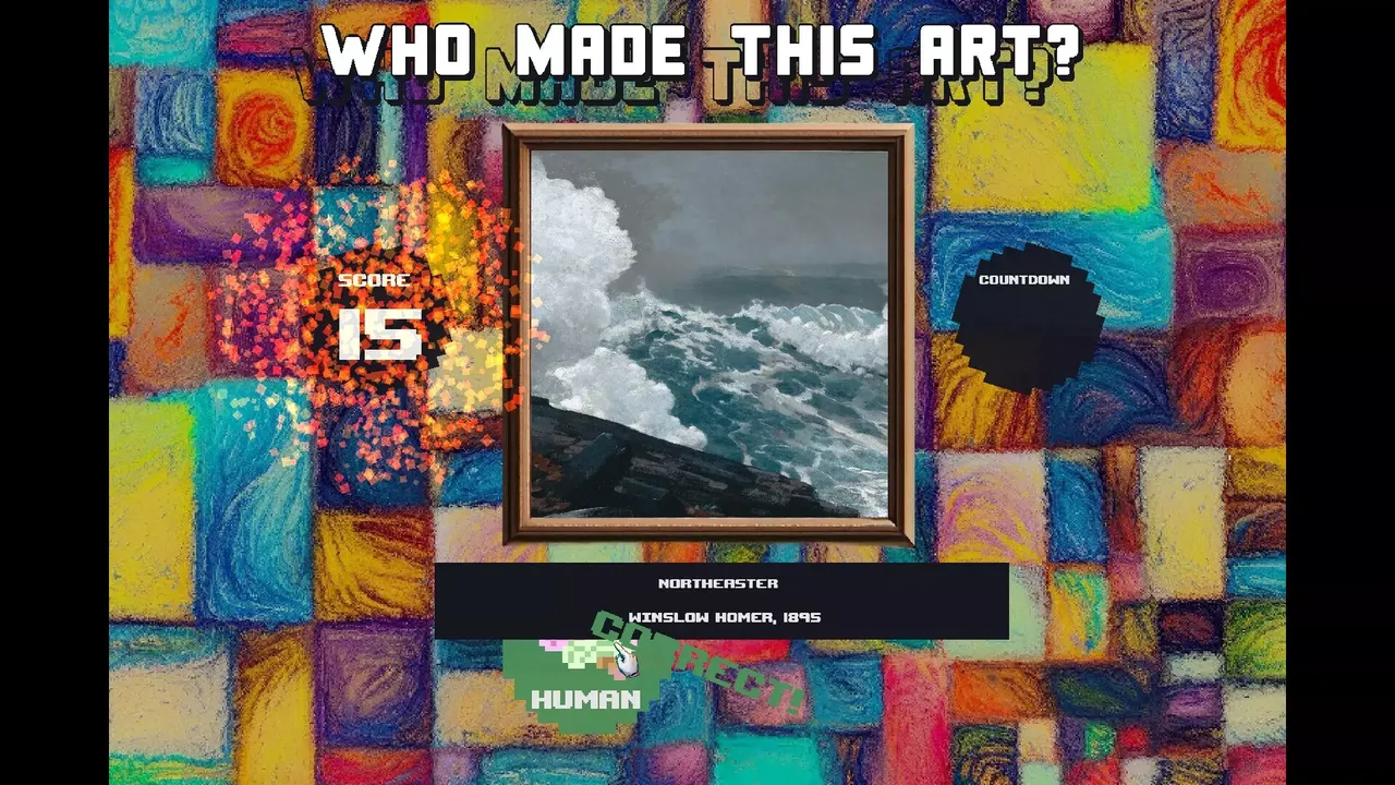 -Who made this art? Human or AI-游戏截图-好玩游戏库