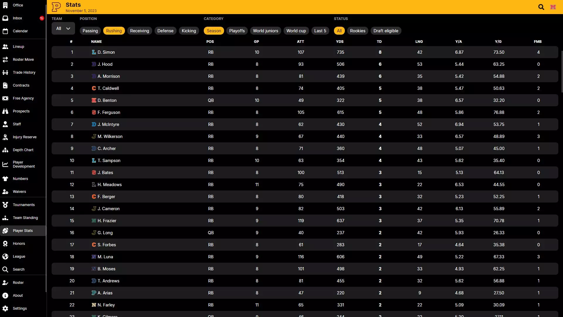 -Football Legacy Manager 25-游戏截图-好玩游戏库
