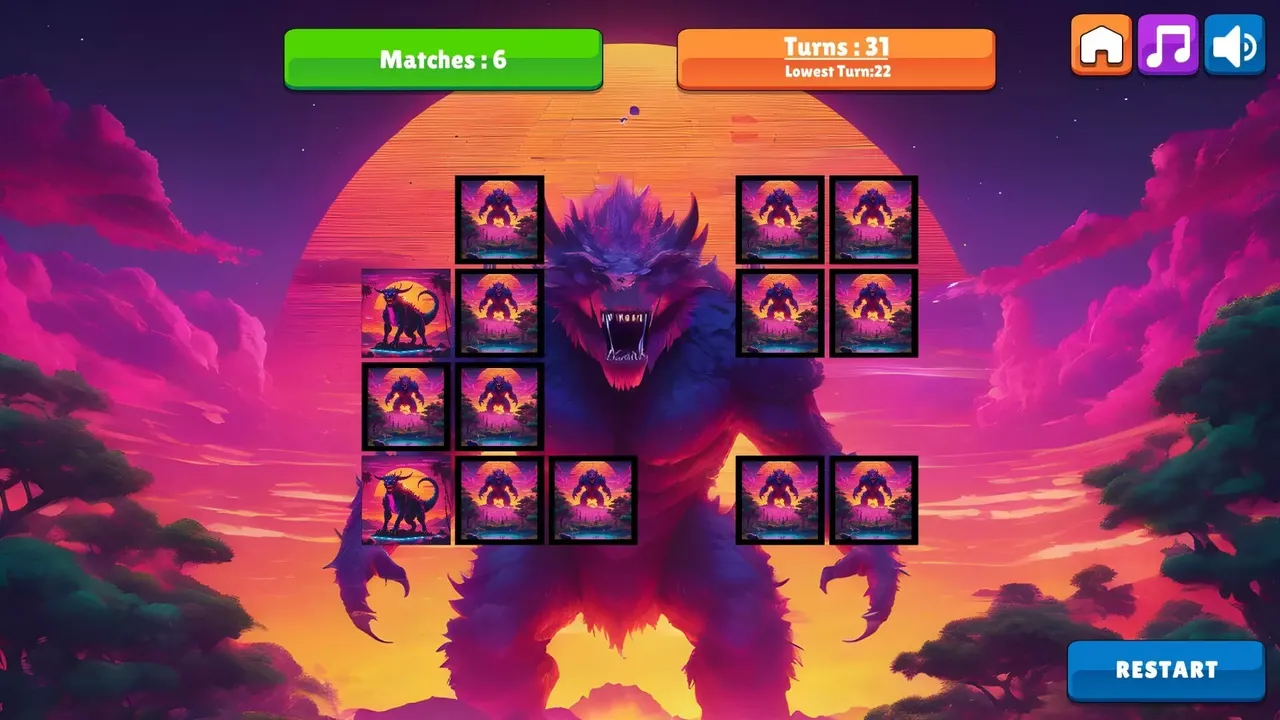 -OG Memory: Synthwave Monsters-游戏截图-好玩游戏库