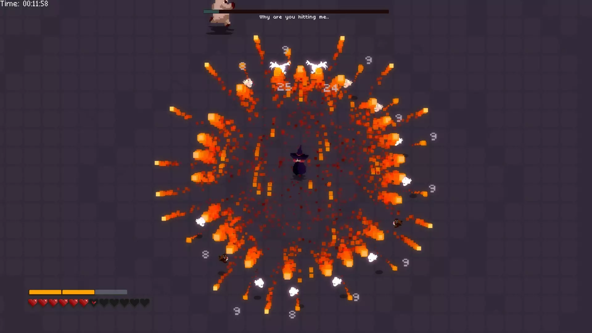 Little Fire Girl Fights Final Boss / 小火女掉站终极Boss!