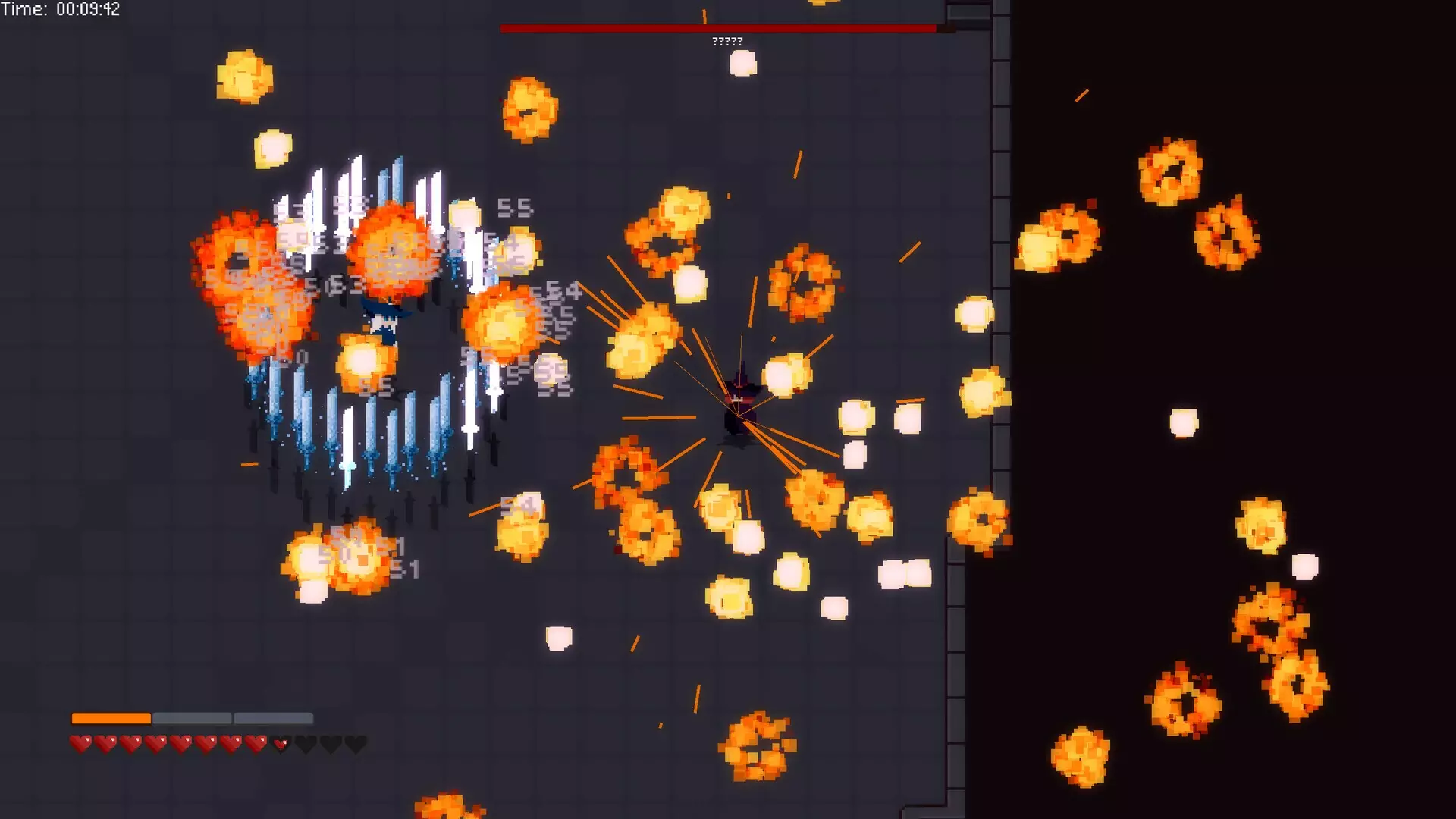 -Little Fire Girl Fights Final Boss / 小火女掉站终极Boss!-游戏截图-好玩游戏库