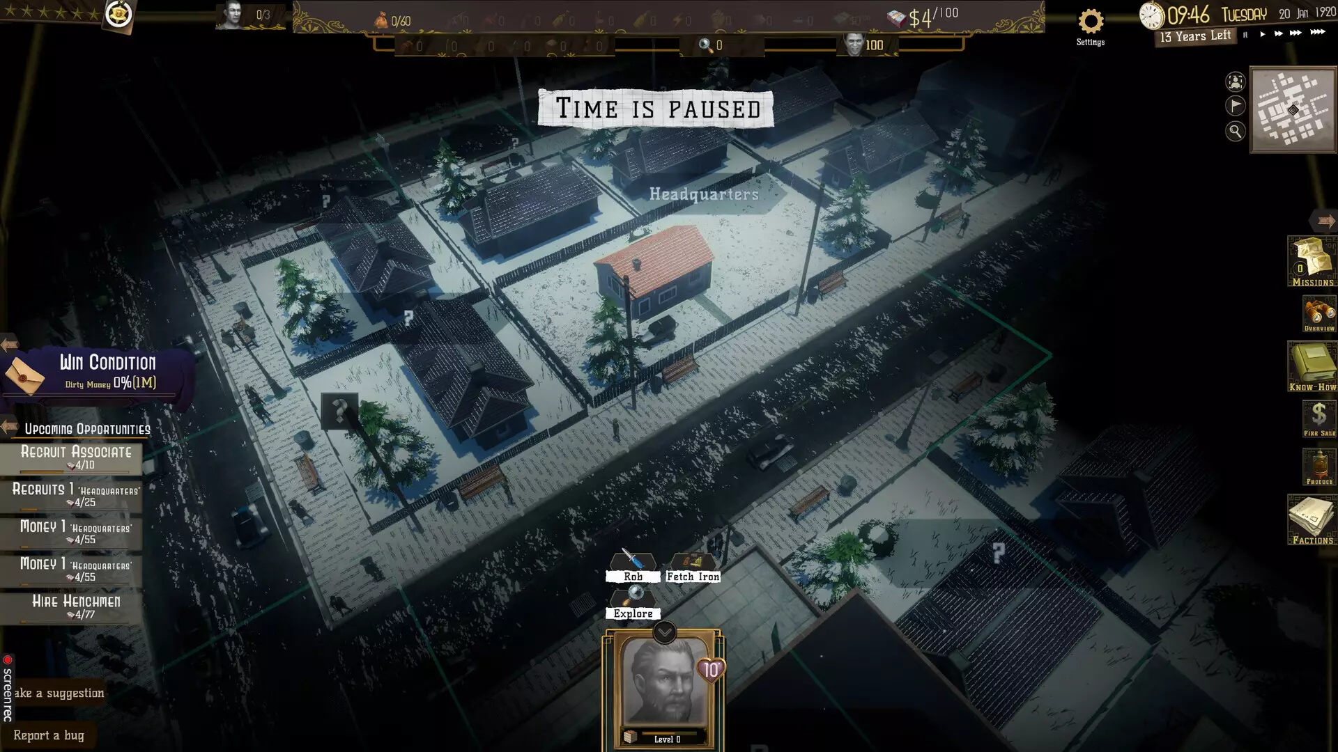 DOUGH: A Crime Strategy RPG